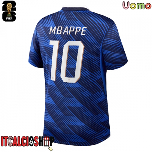 Francia Kylian Mbappe #10 Prima Maglia Mondiali 2026 Manica Corta